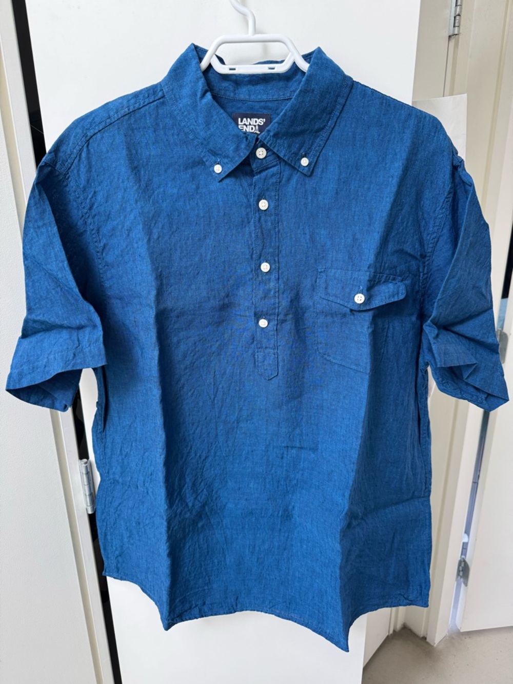 XL linen Lands End popover